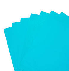 Кольоровий картон 50 х 70 см 230 г/м2, блакитний