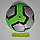 М'яч футбольний Cordly Dimple Ronex (UHL), зелено-сірий, р. 5, ламінована, фото 2