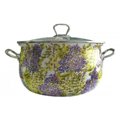 

Кастрюля 24 см 5,8 л Lessner Enamel Lilac 55203-24