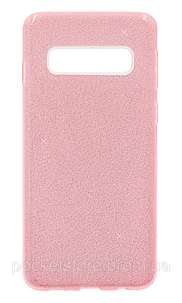 

Чохол силіконовий Twinkling Star для Samsung Galaxy S10 SM-G973F Pink, Прозрачный