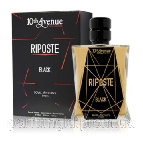 

Оригинальные мужские духи Karl Antony 10th Avenue Riposte Black (Карл Энтони 10 Авеню Рипост Блек) 100 ml/мл,