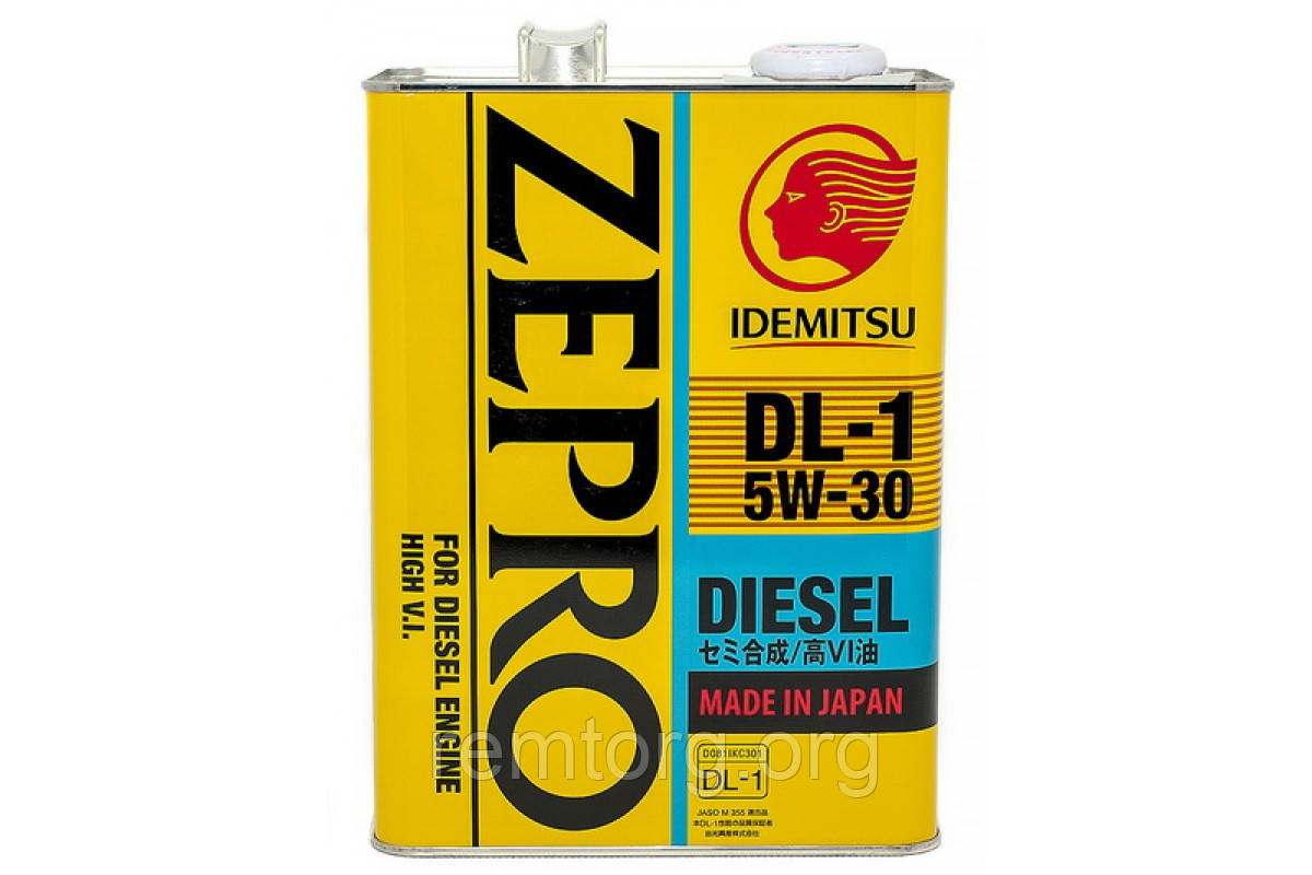 Моторное масло IDEMITSU DL1 5w30,4L