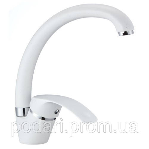 

Смеситель для кухни Rozzy Jenori Baron RBZ014-8G, Белый