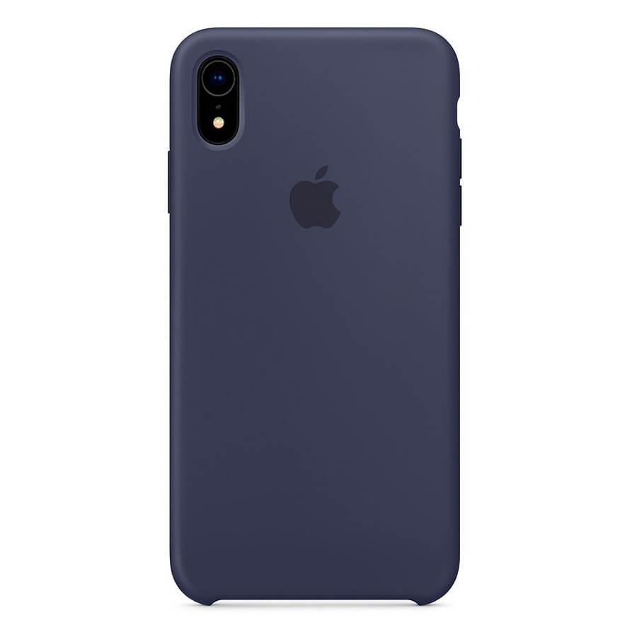 

Чехол Silicone case (AAA) для Apple iPhone XR (6.1") Темный Синий / Midnight Blue