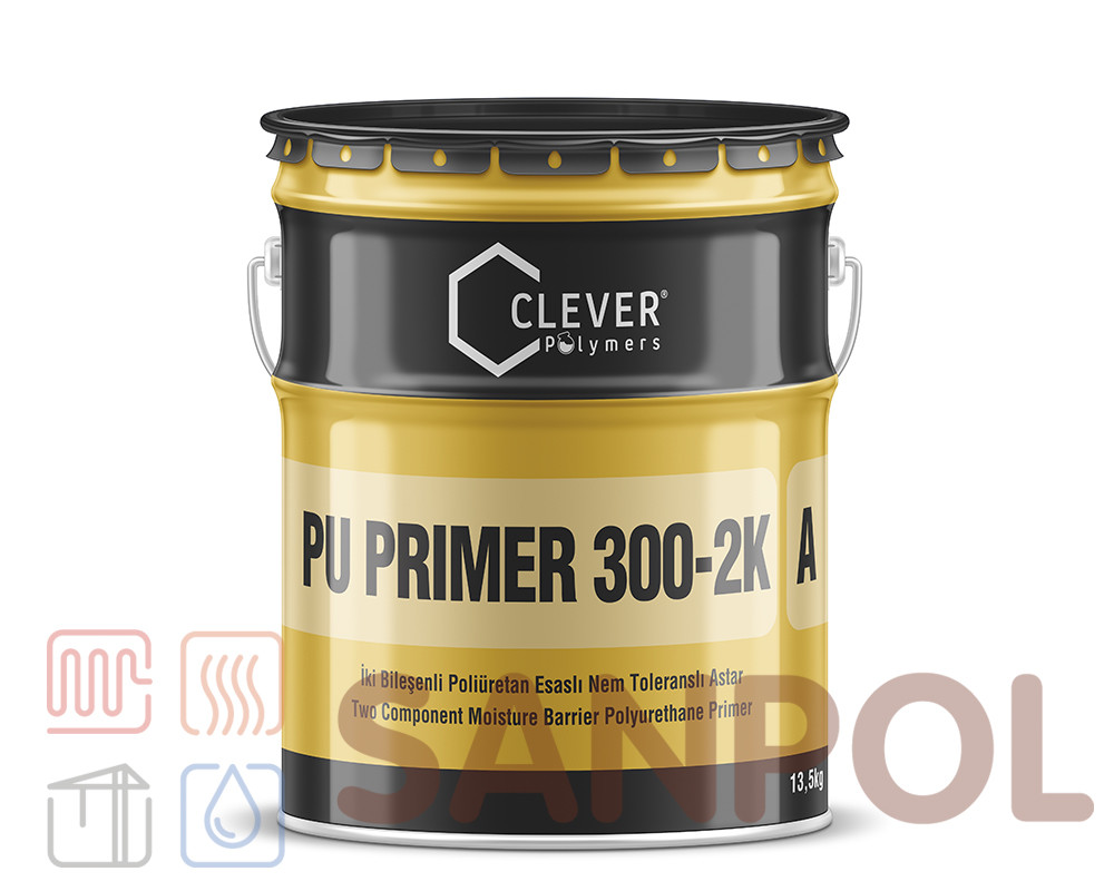 

Двухкомпонентна грунтовка clever pu primer 300-2k