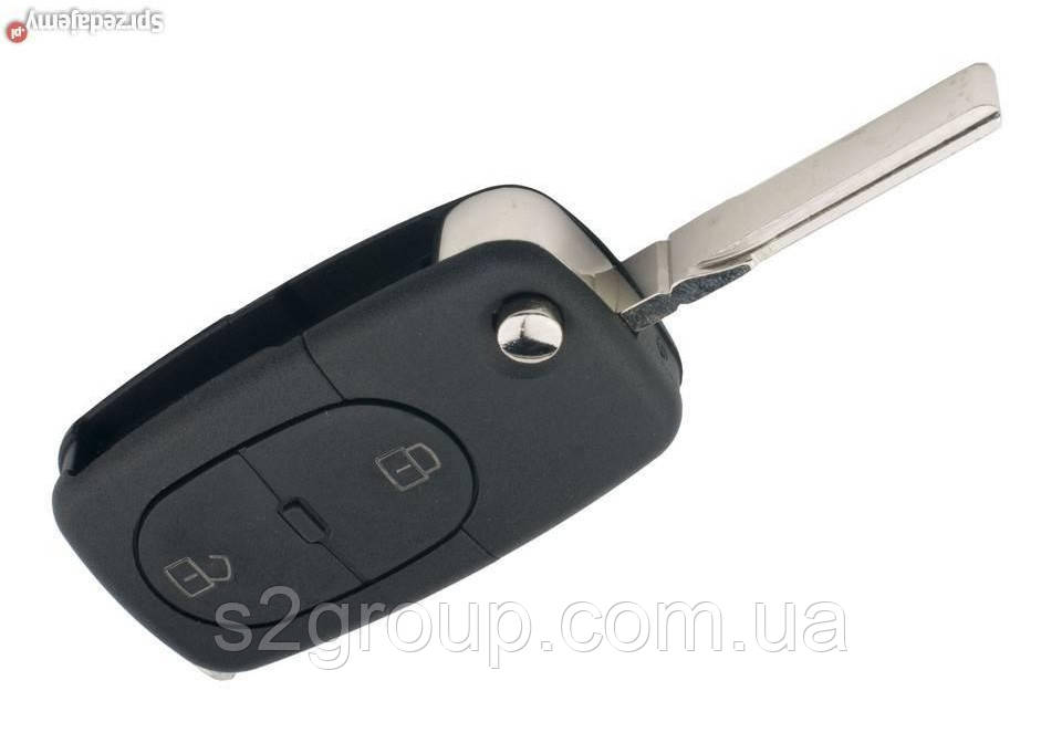 Audi Q3 ключ зажигания корпус выкидного ключа заготовка двери с лезвиеНет в наличии