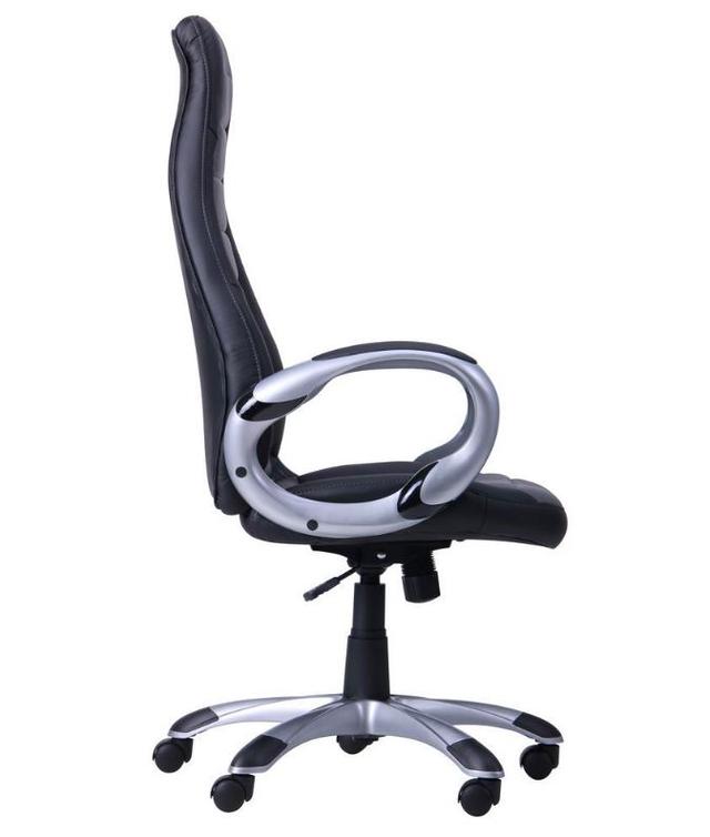 Кресло Форс (СX 0678 Y10-01) Черный/вставка Серый (фото 2)