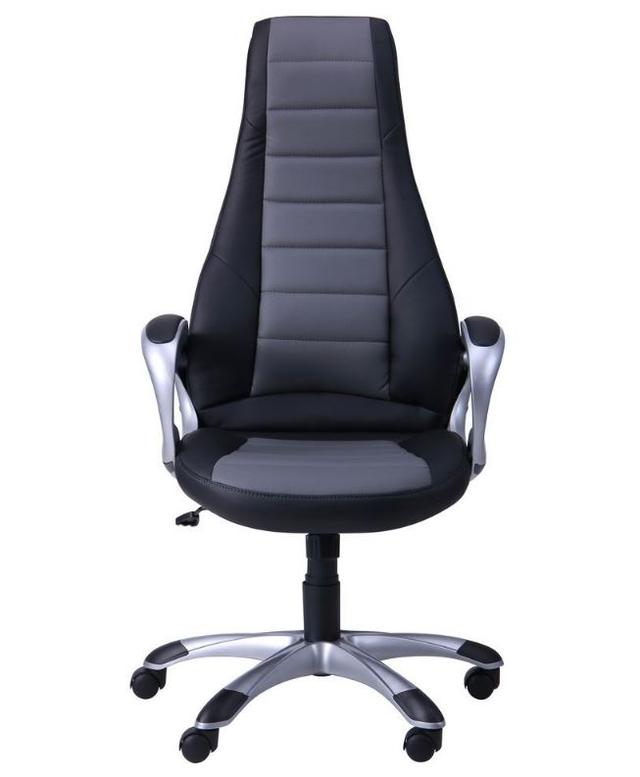 Кресло Форс (СX 0678 Y10-01) Черный/вставка Серый (фото 3)