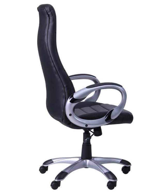 Кресло Форс (СX 0678 Y10-01) Черный/вставка Серый (фото 4)