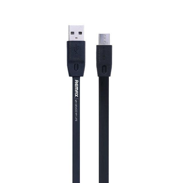 

Кабель USB-MicroUSB Remax Full Speed RC-001m 1m 5-011 Black, Черный