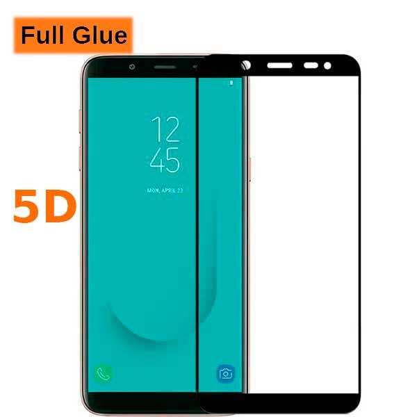 

Защитное стекло Optima 5D Full Glue для Samsung J600 J6 2018 Black, Черный