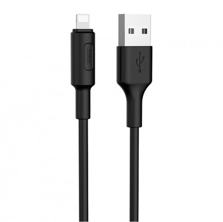 

Кабель USB-Lightning Hoco X25 Soarer iPhone 8 1m Black, Черный