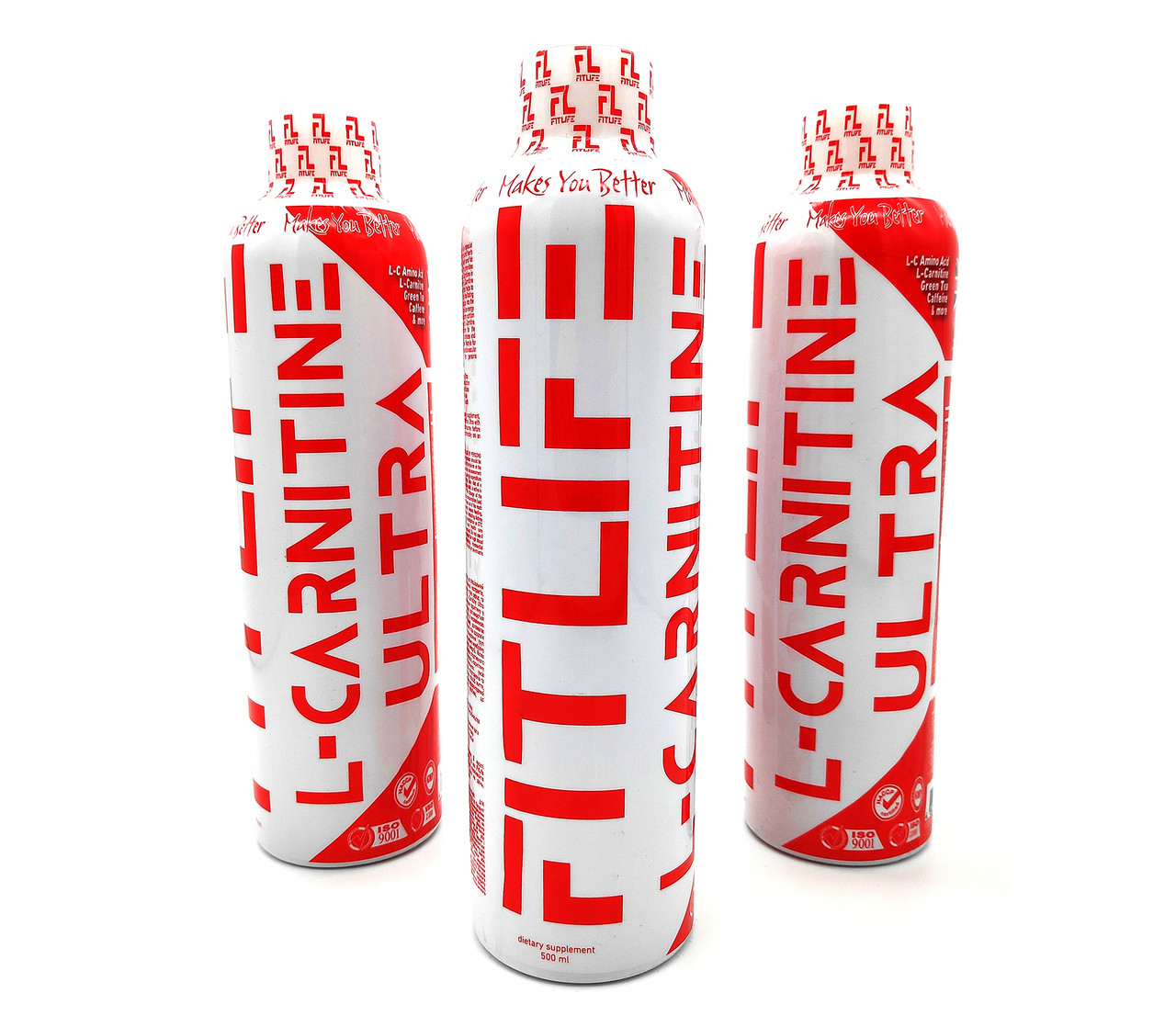 Комплект жиросжигателей FitLife Ultra L-Carnitine 3 шт х 500 мл