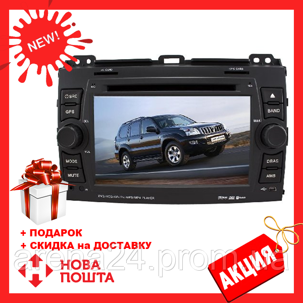 

Штатная автомагнитола с GPS навигацией для автомобилей Toyota Prado 2002-2009, Новинка