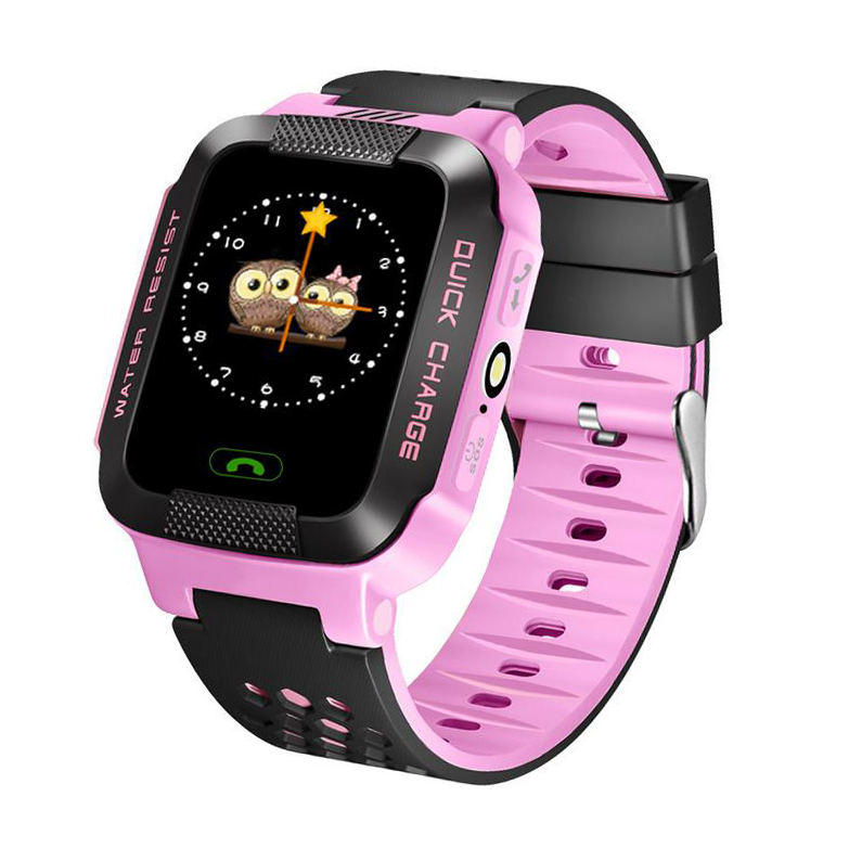 Детские наручные смарт часы Smart Baby Watch A15 РозовыйНет в наличии