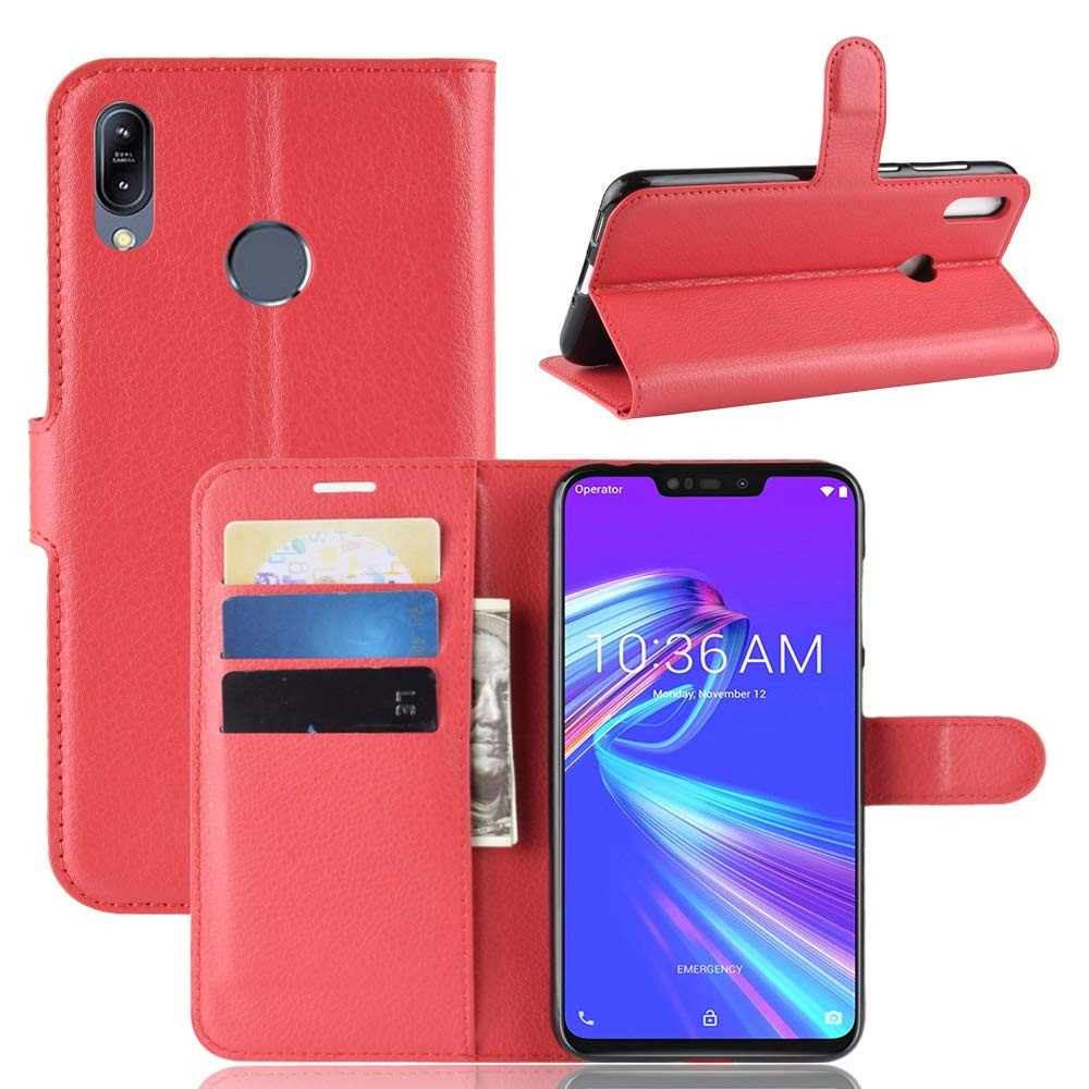 

Чехол-книжка Litchie Wallet для Asus Zenfone Max M2 Красный