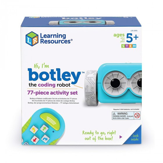 

Игровой STEM-набор LEARNING RESOURCES – РОБОТ BOTLEY (программируемая игрушка-робот, пульт, аксесс.)