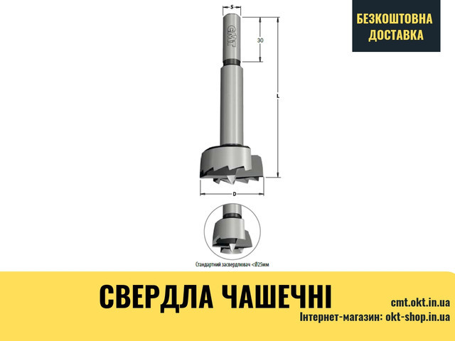 

Сверла чашечные для отверстий 537.550.31 55x90x10x SP