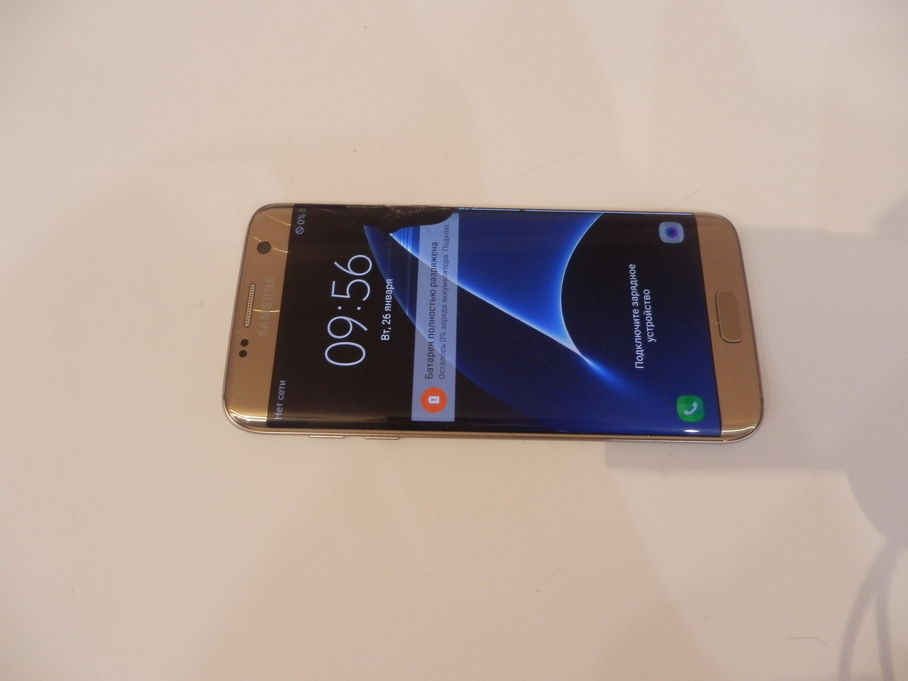 Samsung G935FD Galaxy S7 Edge 32GB Gold №6511 на запчасти
