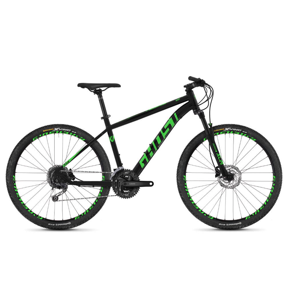 

Велосипед Ghost Kato 4.7 27.5" , рама L,черно-зеленый (Германия), Черный;зеленый