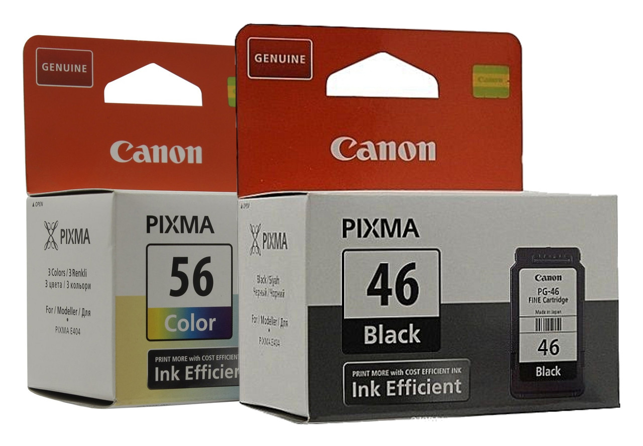 Картридж Canon PG-46 Black + CL-56 Color (набір картриджів) + Фотопапір  GP-501 (10x15 50 аркушів) 9059B003 | в Доктор Тонер - DoktorToner.com.ua.