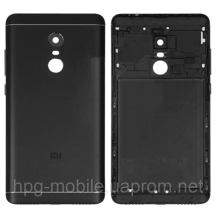 

Задняя панель корпуса (крышка аккумулятора) для Xiaomi Redmi Note 4X, MediaTek 4/64GB Черный