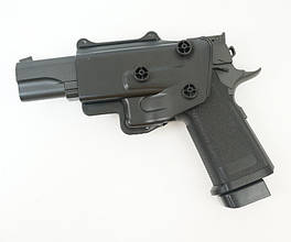 Страйкбольный пистолет Galaxy G6+ (Colt M1911) с кобурой
