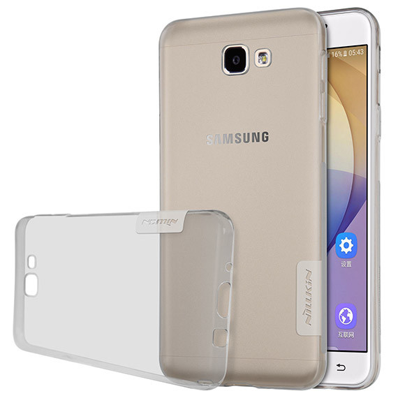 

TPU чехол Nillkin Nature Series для Samsung G610F Galaxy J7 Prime (2016) Серый (прозрачный)