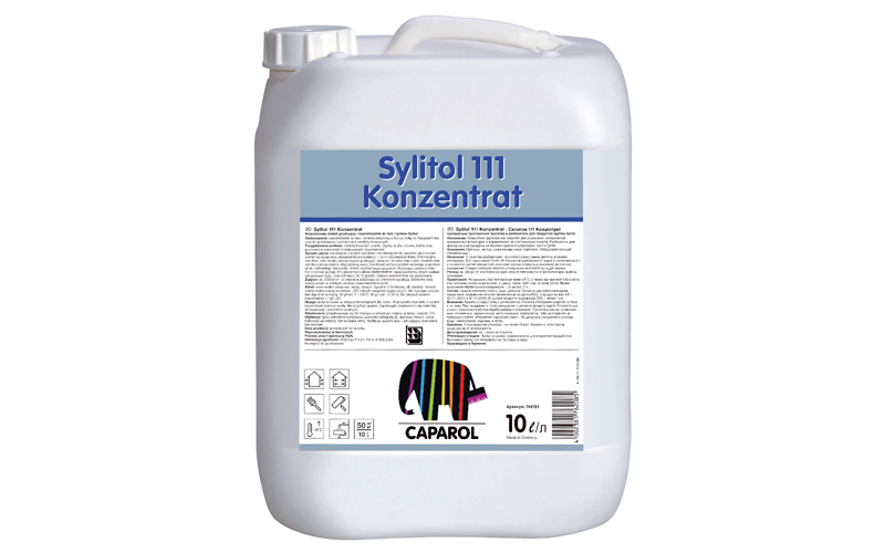 

Sylitol 111 Konzentrat 10л. Грунтовка силикатная для наружных и внутренних работ. Концентрат (2:1) 10л