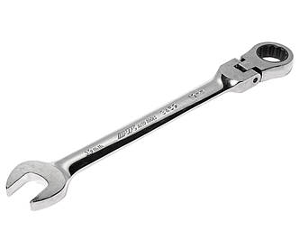 Ключ рожково-накидной с трещоткой (шарнир) 17 мм JTC 3457 JTC