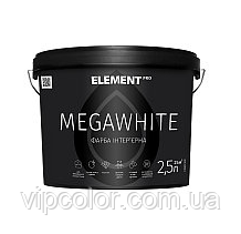 

ELEMENT PRO MEGAWHITE 2,5 л Интерьерная латексная краска