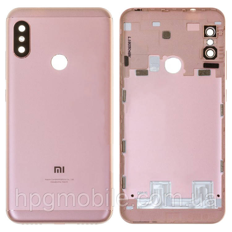 

Задняя панель корпуса (крышка аккумулятора) для Xiaomi Redmi 6 Pro Розовый