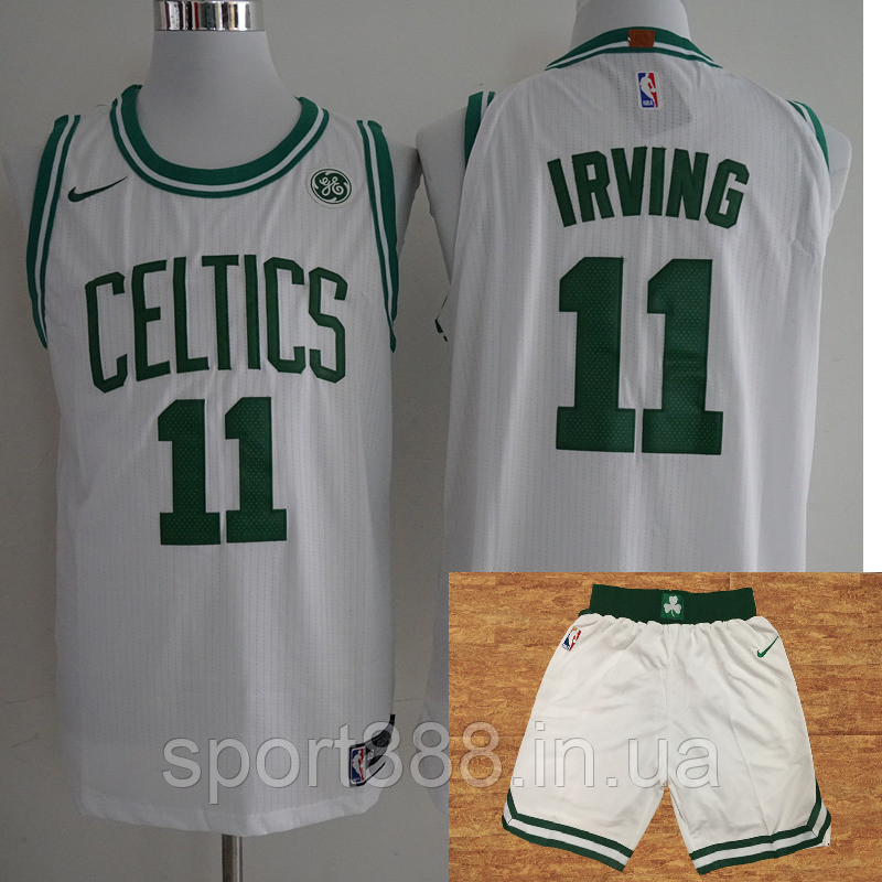 

Белая форма(шорты+майка) Nike Boston Celtics NBA Kyrie Irving