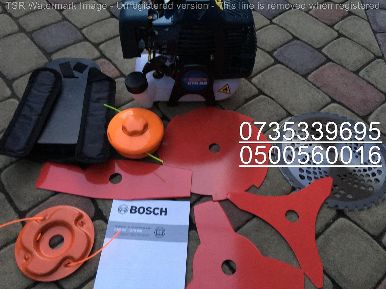 Bosch GTR 52  5 ножей + 2 катушки Бензокоса Мотокоса, кусторез, триммеНет в наличии