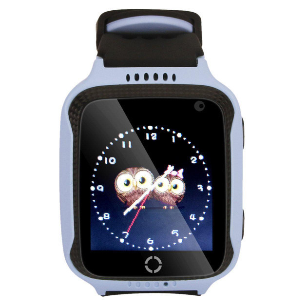 Детские умные смат часы M05 с GPS, фонариком и камерой Голубой
