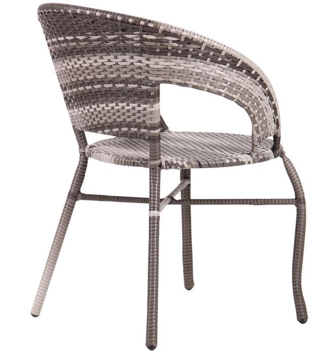 Кресло Catalina ротанг серый (фото 4)