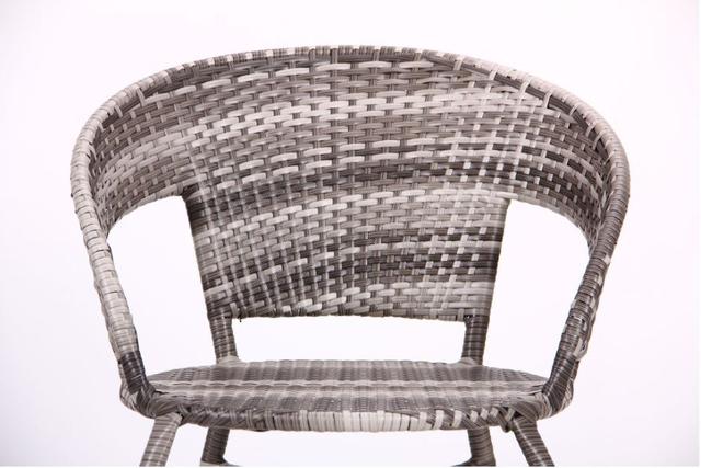 Кресло Catalina ротанг серый (фото 5)