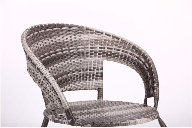 Кресло Catalina ротанг серый (фото 6)