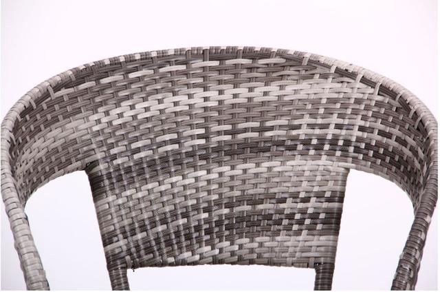 Кресло Catalina ротанг серый (фото 8)