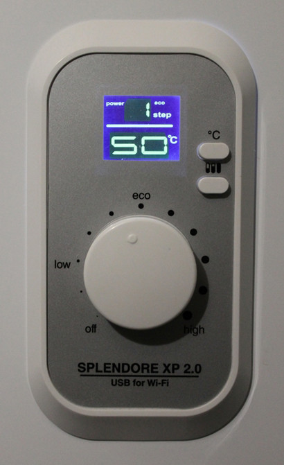 панель управления водонагревателя Zanussi ZWH/S 100 Splendore XP 2.0 Silver