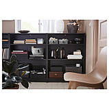 IKEA BILLY Книжкова шафа, чорно-коричневий (490.204.74), фото 3