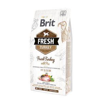 

Cухой корм для собак Brit Fresh Turkey Pea Adult со сниженной активностью, избыточным весом 2.5кг (170996)