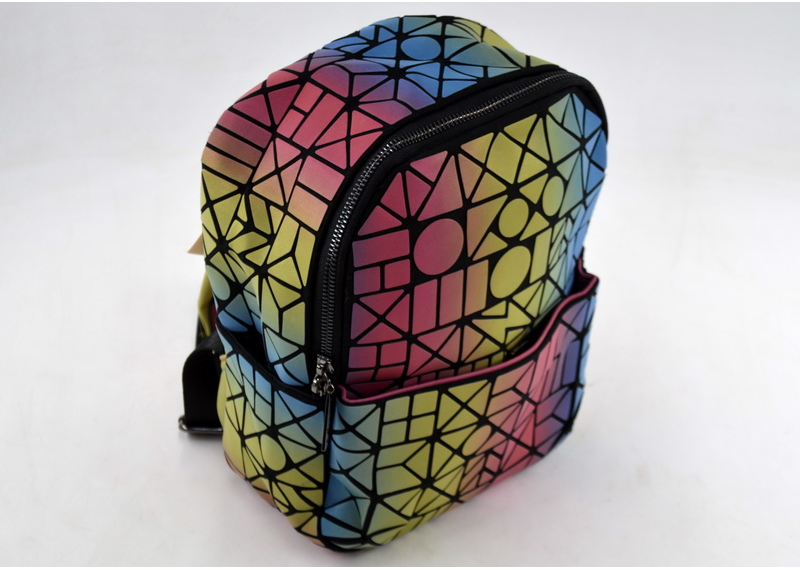 Дизайнерский BAO BAO городской космический рюкзак черного цвета ISSEY MIYAKE 