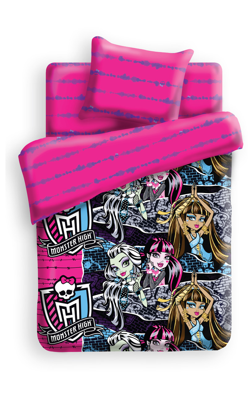 

Детское постельное белье Monster High Школа монстров