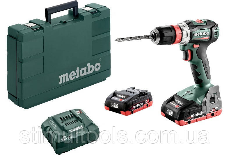 

Аккумуляторный шуруповерт Metabo BS 18 L BL Q LiHD 2x4.0 Ач