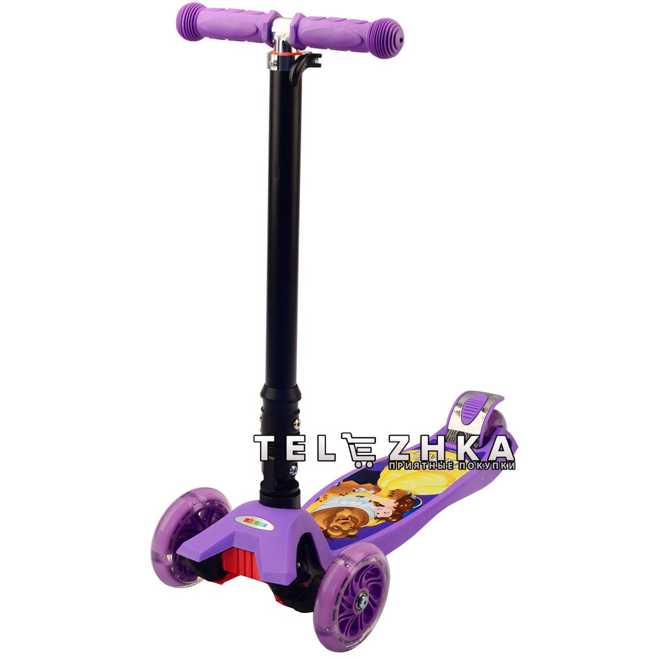 

Самокат детский ScooteX Scooter Disney Deluxe The Beauty and the Beast, 3d принт disney