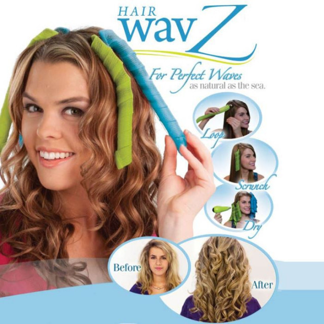 Спиральные бигуди Hair WavZ для завивки волос в домашних условиях термобигуди для волос 16 шт