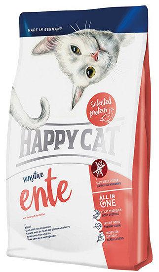 Корм Happy Cat (Хэппи Кет) SENSITIVE ENTE  для кошек с чувствительным пищеварением 4 кг