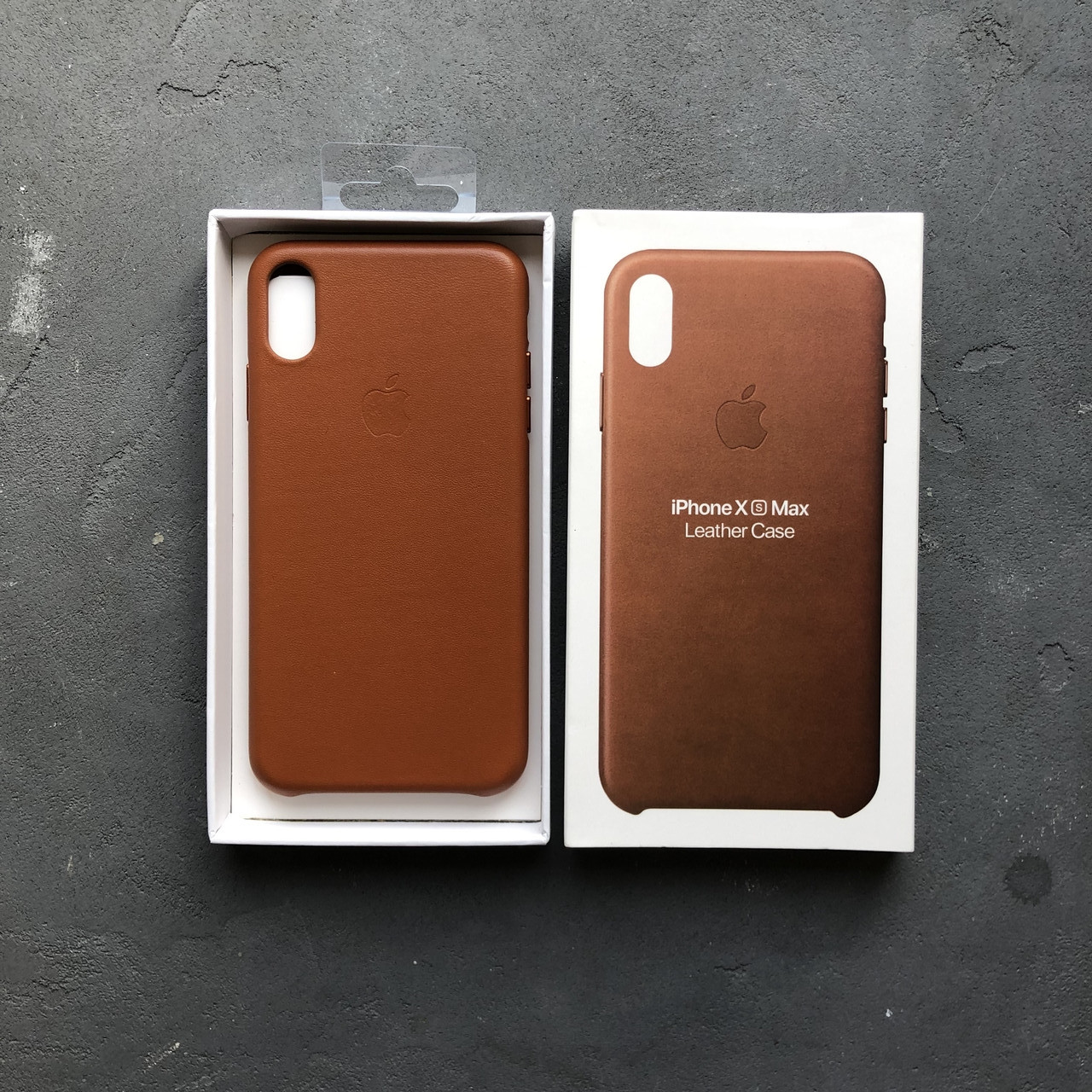 iphone xs leather case saddle brown