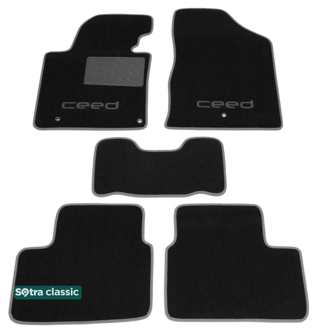 

Двухслойные коврики Sotra Classic 7mm Black для Kia Cee'd (JD)(mkII) 2012→ (ST 07401-GD-Black)